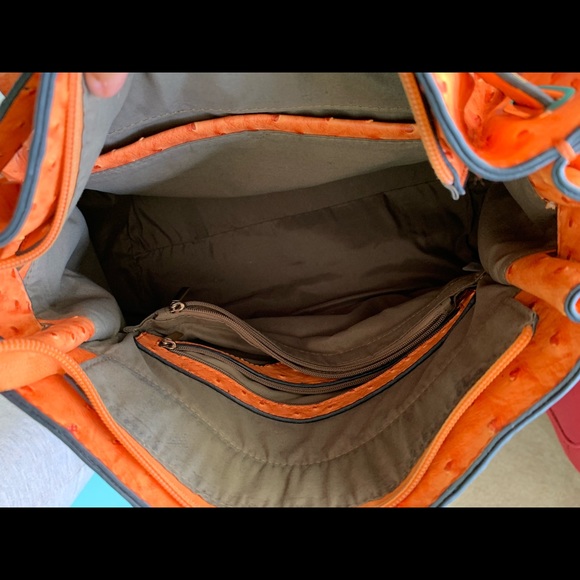 Ostrich print bag - Picture 6 of 7